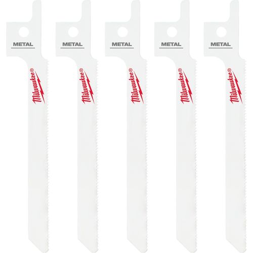 Main product image of 3-1/2" 24 TPI SAWZALL Blade for Metal Scroll (Pack of 5), 49-00-5324