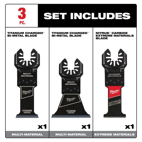 Main product image of OPEN-LOK 3  Piece Multi-Material Multi-Tool Blade Variety Pack , 49-10-9005