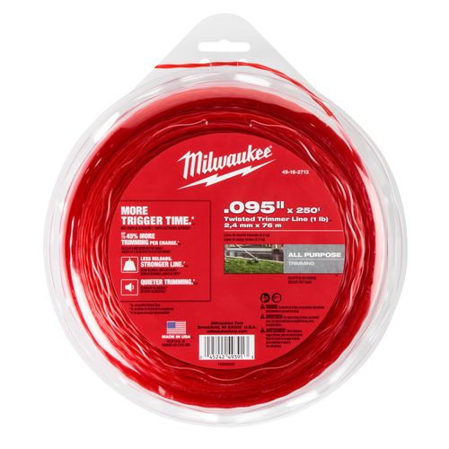 Main product image of .095" x 250' (1 lb.) Twisted Trimmer Line, 49-16-2713