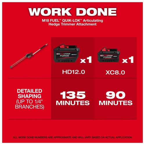 Main product image of M18 FUEL QUIK-LOK Articulating Hedge Trimmer Attachment, 49-16-2719