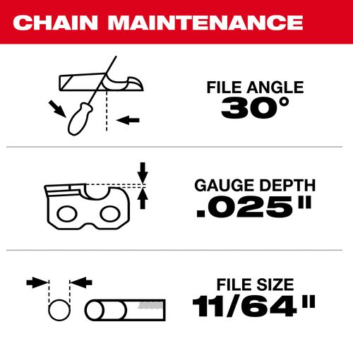 Main product image of 14" 3/8" LOW PROFILE Pitch, .043" Gauge Saw Chain, 49-16-2749
