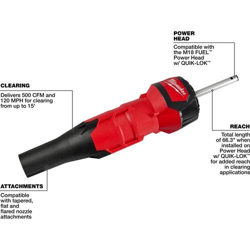 Main product image of M18 FUEL QUIK-LOK Blower Attachment, 49-16-2793
