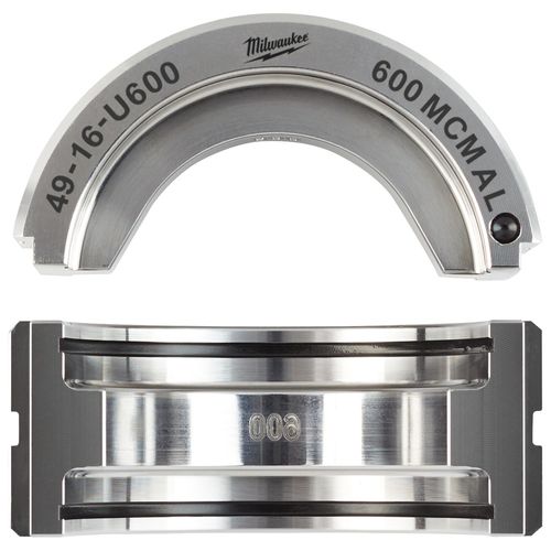 Main product image of 750 MCM Cu/Al Crimping Jaw with 400-750 MCM Al 6T U Style Dies, 49-16-750A