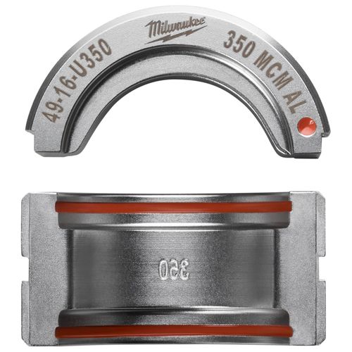 Main product image of 350 MCM Aluminum U Style Die, 49-16-U350