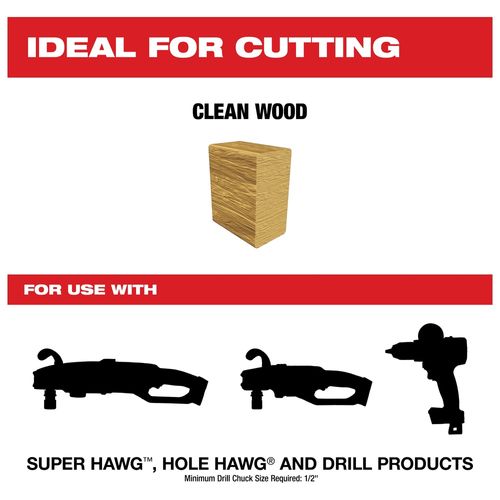 Main product image of 3 Piece Plumbers' Selfeed Bit Kit, 49-22-0030