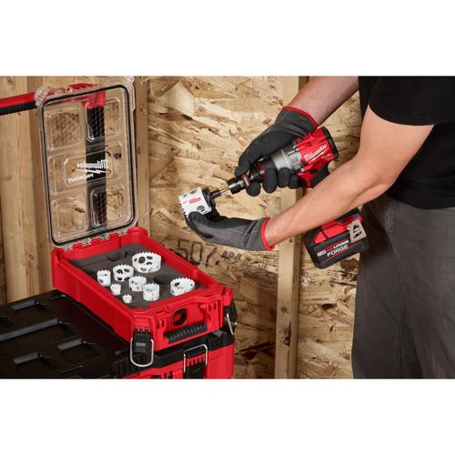 Main product image of 12 Piece QUIK LOK Hole Dozer Bi-Metal Hole Saw Kit w/ PACKOUT Compact Organizer