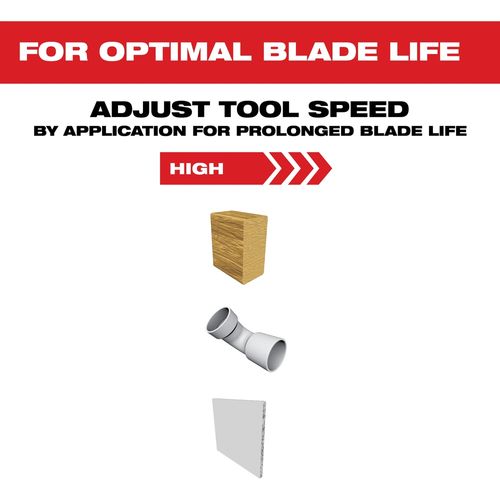 Main product image of 2-1/2" High Carbon Steel Wood Universal Fit Oscillating Multi-Tool Blade (1 Piece), 49-25-1111