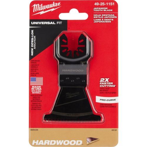 Main product image of 2-1/2" High Carbon Steel Precision Tooth Hardwood Oscillating Multi-Tool Blade (1 Piece)