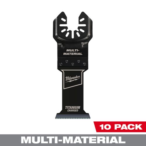 Main product image of OPEN-LOK 1-3/8" TITANIUM CHARGED Bi-Metal Multi-Material Multi-Tool Blades (10 Pack), 49-25-1239
