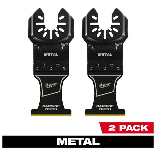 Main product image of 1-3/8" Carbide Teeth Metal Universal Fit Oscillating Multi-Tool Blade (Pack of 2), 49-25-1502