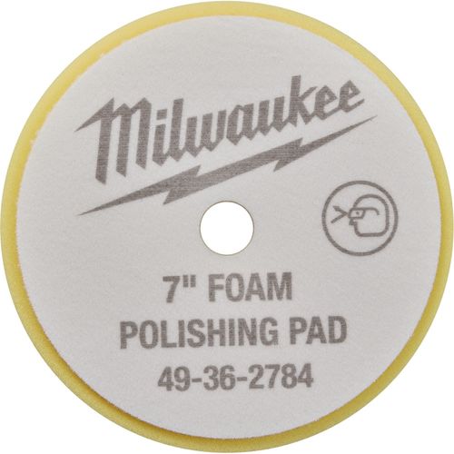Main product image of 7" Yellow Foam Polishing Pad, 49-36-2784