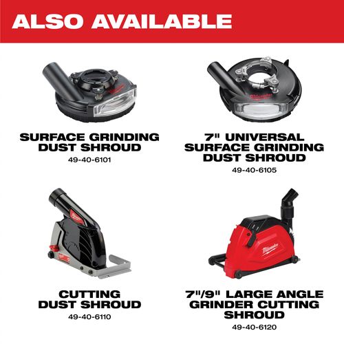 Main product image of 7" Universal Surface Grinding Dust Shroud, 49-40-6105