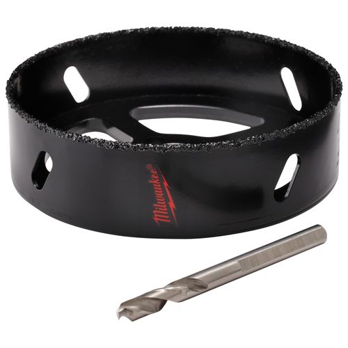 Main product image of 6-7/8" Recessed Light Carbide Grit Hole Saw with Pilot Bit, 49-56-0315
