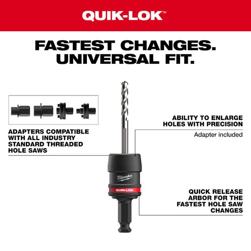 Main product image of 5 Piece 7/16" QUIK LOK Arbor Set
