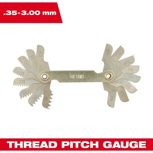 Main product image of 0.35-3.00 mm Metric Thread Pitch Gauge, 49-57-5012