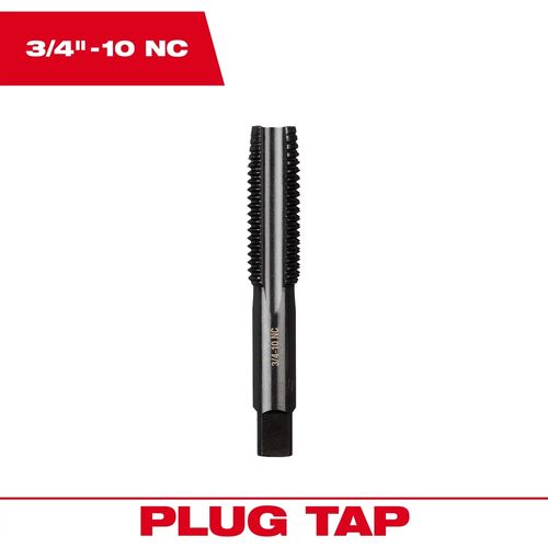 Main product image of 3/4" -10 NC Straight Flute Plug Tap, 49-57-5176