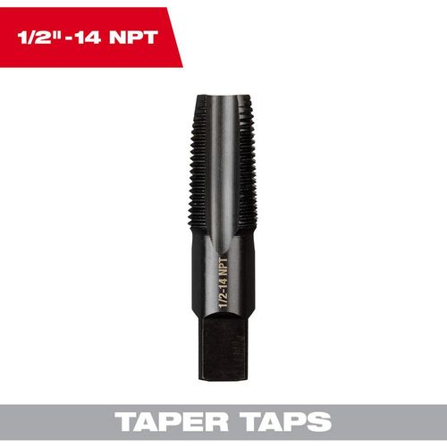 Main product image of 1/2"-14 NPT Straight Flute Taper Tap, 49-57-5293
