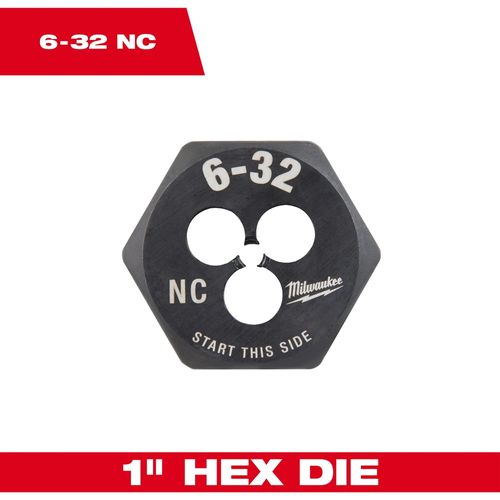 Main product image of 6-32 NC 1" Hex Threading Die, 49-57-5315