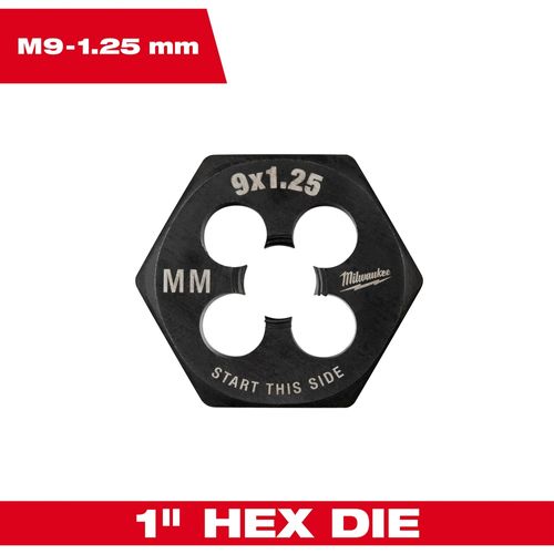 Main product image of M9-1.25 mm 1" Hex Threading Die, 49-57-5347