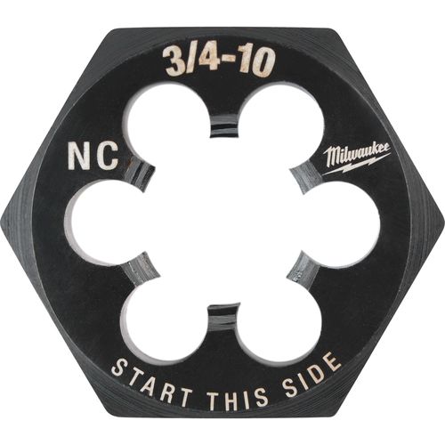 Main product image of 3/4" -10 NC 1-7/16" Hex Threading Die, 49-57-5376