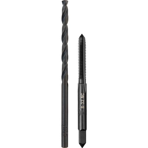 Main product image of 8-32 NC Straight Flute Plug Tap & #29 Drill Bit, 49-57-5521