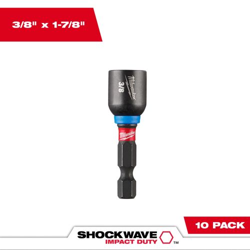 Main product image of SHOCKWAVE 3/8" x 1-7/8" Magnetic Nut Driver (10 Pack), 49-66-0505