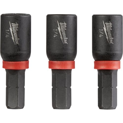 Main product image of SHOCKWAVE Impact Duty 1/4" x 1" Insert Magnetic Nut Driver (Pack of 3), 49-66-4512