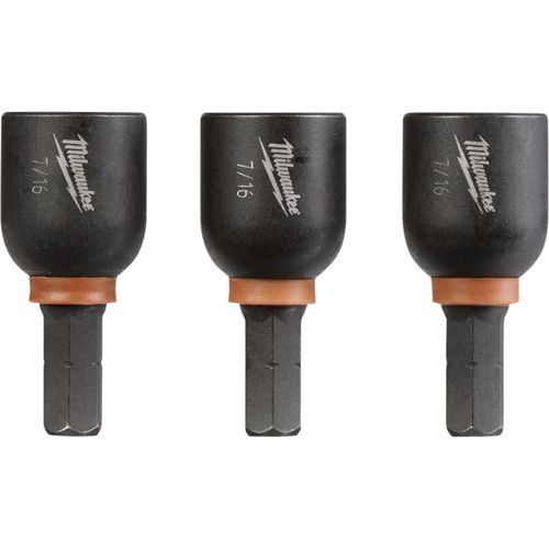 Main product image of SHOCKWAVE Impact Duty 7/16" x 1" Insert Magnetic Nut Driver (Pack of 3), 49-66-4516