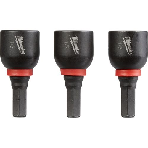Main product image of SHOCKWAVE Impact Duty 1/2" x 1" Insert Magnetic Nut Driver (Pack of 3), 49-66-4517