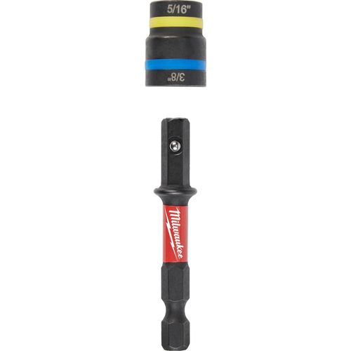 Main product image of SHOCKWAVE Impact Duty 5/16" and 3/8" x 2-1/2" QUIK-CLEAR 2-in-1 Magnetic Nut Driver, 49-66-4543