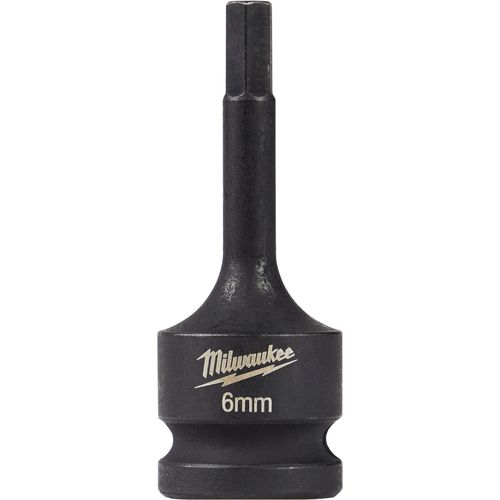 Main product image of SHOCKWAVE Impact Duty Lineman's 1/2" Drive 6MM Hex Bit Socket, 49-66-5146