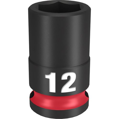Main product image of SHOCKWAVE Impact Duty 3/8" Drive 12MM Standard 6 Point Socket, 49-66-6136