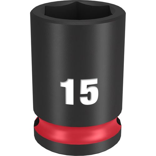 Main product image of SHOCKWAVE Impact Duty 3/8" Drive 15MM Standard 6 Point Socket, 49-66-6139