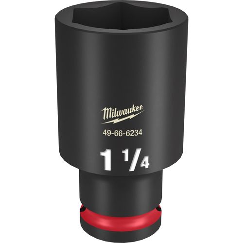 Main product image of SHOCKWAVE Impact Duty 1/2" Drive 1-1/4" Deep 6 Point Socket, 49-66-6234