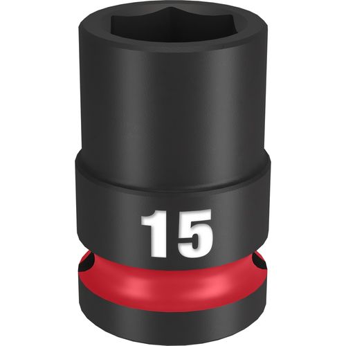 Main product image of SHOCKWAVE Impact Duty 1/2" Drive 15MM Standard 6 Point Socket, 49-66-6247