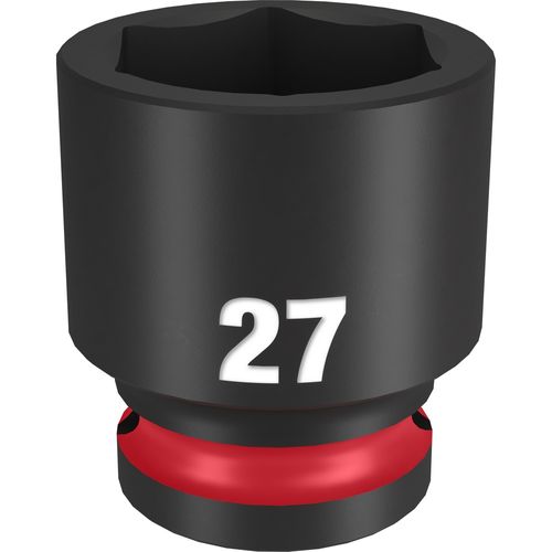 Main product image of SHOCKWAVE Impact Duty 1/2" Drive 27MM Standard 6 Point Socket, 49-66-6259