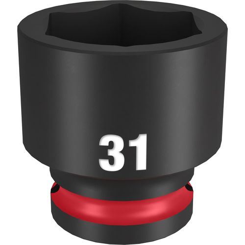 Main product image of SHOCKWAVE Impact Duty 1/2" Drive 31MM Standard 6 Point Socket, 49-66-6263