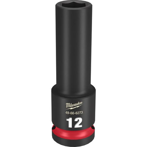 Main product image of SHOCKWAVE Impact Duty 1/2" Drive 12MM Deep 6 Point Socket, 49-66-6273