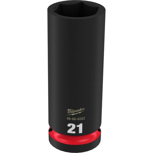Main product image of SHOCKWAVE Impact Duty 1/2" Drive 21MM Deep 6 Point Socket, 49-66-6282