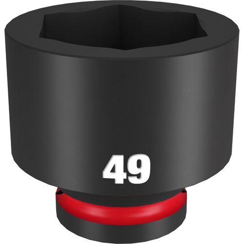 Main product image of SHOCKWAVE Impact Duty 3/4" Drive 49MM Standard 6 Point Socket, 49-66-6387