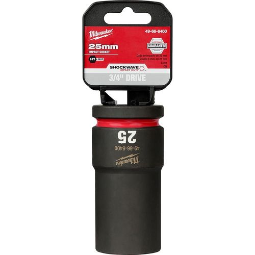 Main product image of SHOCKWAVE Impact Duty 3/4" Drive 25mm Deep 6 Point Socket, 49-66-6400