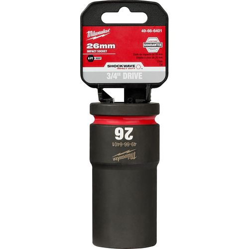Main product image of SHOCKWAVE Impact Duty 3/4" Drive 26MM Deep 6 Point Socket, 49-66-6401