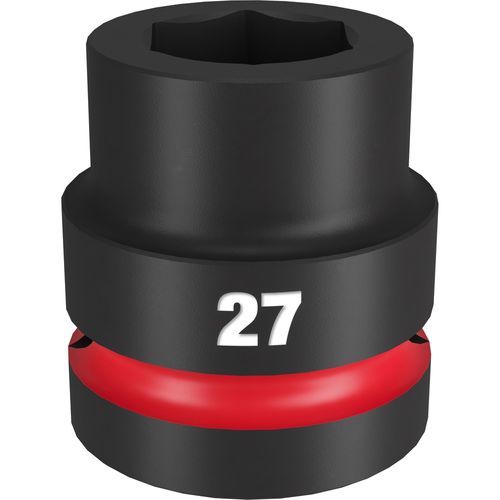 Main product image of SHOCKWAVE Impact Duty 1" Drive 27MM Standard 6 Point Socket, 49-66-6592