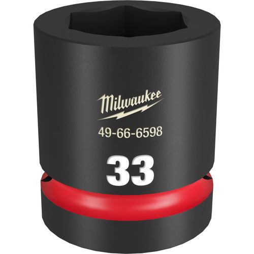 Main product image of SHOCKWAVE Impact Duty 1" Drive 33MM Standard 6 Point Socket, 49-66-6598