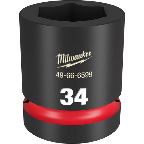 Main product image of SHOCKWAVE Impact Duty 1" Drive 34MM Standard 6 Point Socket, 49-66-6599