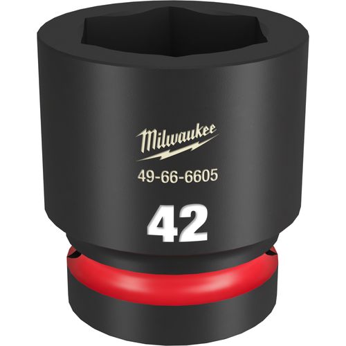 Main product image of SHOCKWAVE Impact Duty 1" Drive 42MM Standard 6 Point Socket, 49-66-6605