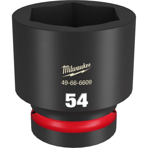 Main product image of SHOCKWAVE Impact Duty 1" Drive 54MM Standard 6 Point Socket, 49-66-6609