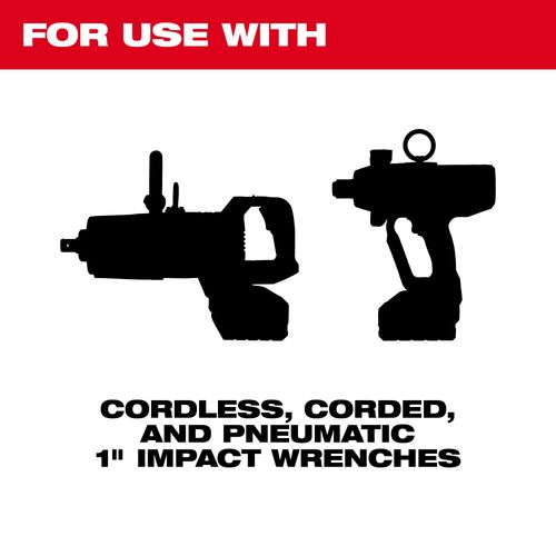 Main product image of SHOCKWAVE Impact Duty 1" Drive 33mm Deep 6 Point Socket, 49-66-6627