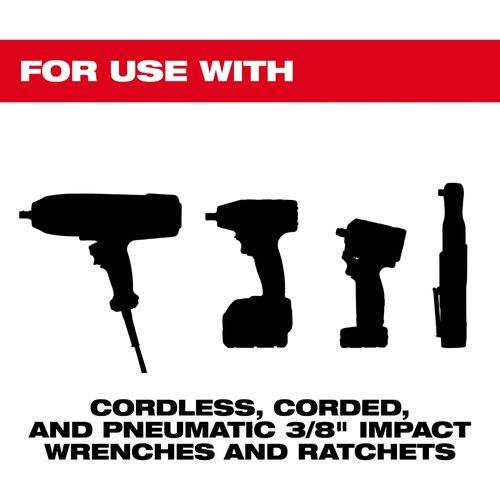 Main product image of 3 Piece SHOCKWAVE Impact Duty 3/8" Drive Extension Set, 49-66-6714