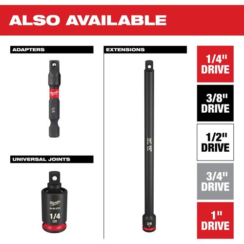 Main product image of 3 Piece SHOCKWAVE Impact Duty 3/8" Drive Extension Set, 49-66-6714